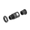sourcing map Cable Gland Corrugated Tube Connector AD13 Pipe Joint