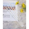 PPhtony 50Pcs Cotton Candy Sticks 13.8 inch Solid White Cotton
