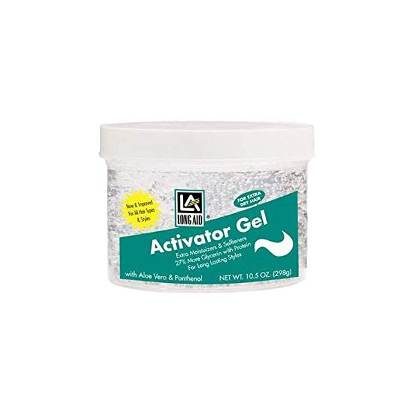 Long Aid Curl Activator Gel, Extra Dry Formula 10.5 Oz