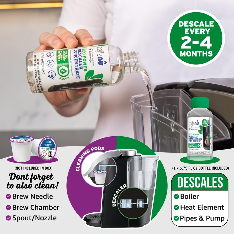 Keurig Compatible Descaling Solution. 1 Bottle of Descaler Solution. Descaling