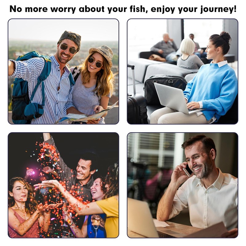 Smart Automatic Fish Feeder for Aquarium - [2025 Upgraded] 320ml