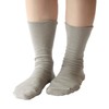 [Kinuya] Inner Silk Outer Cotton Open Opening Double Weave Socks