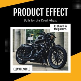 AC-MTORC Rear Fender Mudguard Splash Guard for Harley Sportster XL883 XL1200 1986-2023