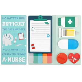 DTUIEUI Nurses Week Gifts Appreciation Thank You Christmas Stocking Stuffers Valentines Halloween International Womens Day Easter Presents Special Sticky Notes Set Presents Idea for Best Nurse