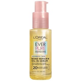 L'Oreal Paris Bond Repair Aceite en Suero para Cabello Dañado y Tratado con Color, Protector Térmico, Fortalece Enlaces Débiles, Brillo Intenso y Cont