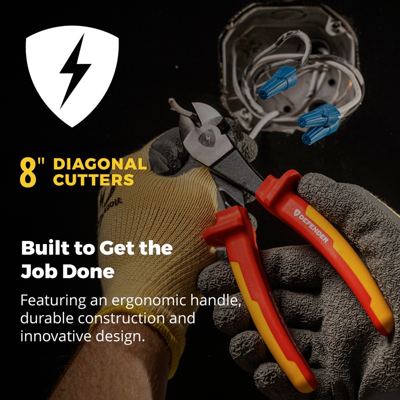 MEGAPRO® Pliers | 1000V VDE Certified | 8.5" Long |