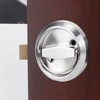Double Sided Lock, Stainless Steel Door Lock for Bathroom Use(Silver