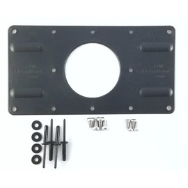 PAW International 200mm x 100mm Polymer RV TV Adapter KIT | with Tri-Fold Rivets, Washers, and TV Screws | can use with PAW Polymer or Steel TV Bracket (Sold Separately)