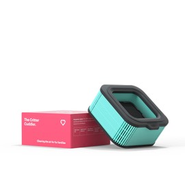 Mila Air Critter Cuddler H13 HEPA & Carbon Home Replacement Filter, Genuine Mila Air Filter, Reduces Pet Odors, Removes Dust & Pet Dander, Ideal for Large Room or Bedroom