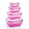 Grizzly Food Storage Containers with Lids - Rectangular - pack