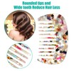 VOCOSTE Hair Comb Wide Teeth Anti-Static Pocket Comb for Thick