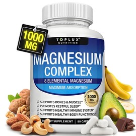Elemental nature Multielemental Magnesium Complex 8 Essential daily Magnesium Supplement Fitness Edible