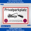 Private Parking Sign 1 Piece 30 x 20 cm 2.7