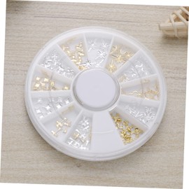 Healvian 3pcs Nail Art Metal Rivet Nail Decor for Women Mixed Art Accessories for Creative for Salon Home Use Versatile Decoration Crafts