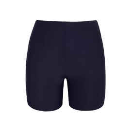 Firpearl Pantalones cortos de surf para mujer UPF50+, pantalones cortos deportivos para surf, traje de baño, Azul marino/flor y brillo, 20