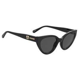 Love Moschino Women's MOL064/S Sunglasses, Black, 53 mm