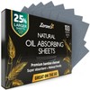 Natural Oil Blotting Sheets for Face with Bamboo Charcoal -