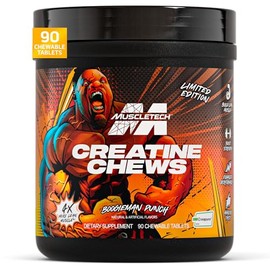 MuscleTech Creatine Chews - Creapure Monohydrate Supplement for Muscle Recovery, Muscle Builder & Energy Boost - Pre Workout Supplement for Men & Wome