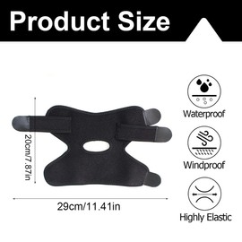 IKOPFLN Pack of 2 Ankle Brace, Adjustable Foot Bandage, Flexible Ankle Brace, Ultra Thin Ankle Brace, Comfortable, Right and Left Ankle, Men and Women (Black), red