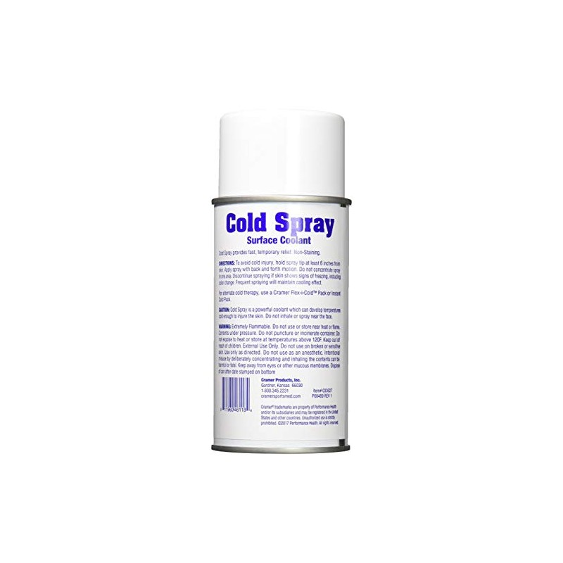 Cramer Cold Spray for On-Field Injury Treatment, Instant Muscle, Fast
