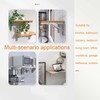 Zui Zhan Folding Shelf Brackets 2 Pack, 12 Inch Heavy