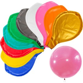 YOUYIKE Pack of 10 Large Balloons, 36 Inch Balloons, Large Balloons, XXL Balloons, Large Balloons, Latex Giant Balloons, for Wedding, Baby Shower, Birthday Party Decoration (91 cm)