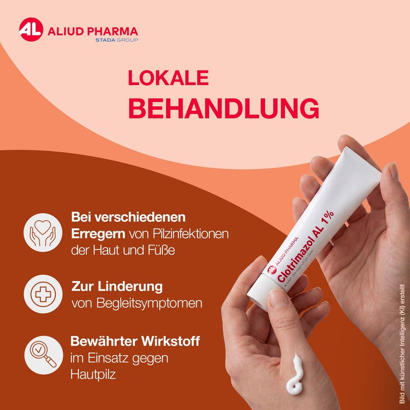 Clotrimazole AL 1% Cream 50 g, 50 g