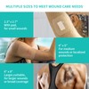 Dimora Transparent Film Dressing 50 Packs, Waterproof Adhesive Clear Bandages