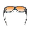 Medspex Fl011 Color Therapy Mood Glasses Black/Orange Photophobia Fluorescent Light