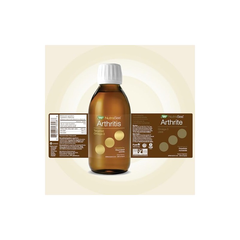 Natures Way NutraSea Arthritis Ctricos 200 mL - Omega3 Formulado
