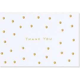Gold Dots Thank You Notes (Stationery, Note Cards, Boxed Cards)