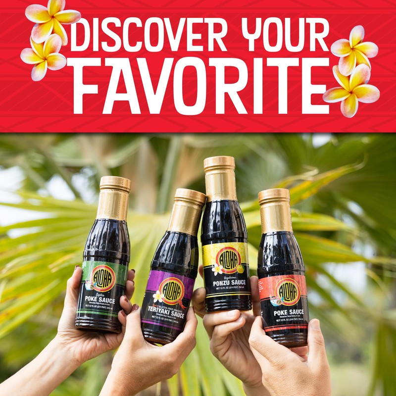 Aloha Shoyu - Spicy Gluten-Free Hawaiian Teriyaki Sauce - 1/2