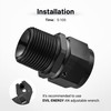 EVIL ENERGY 16AN Female to 1 NPT Pipe Swivel Adapter