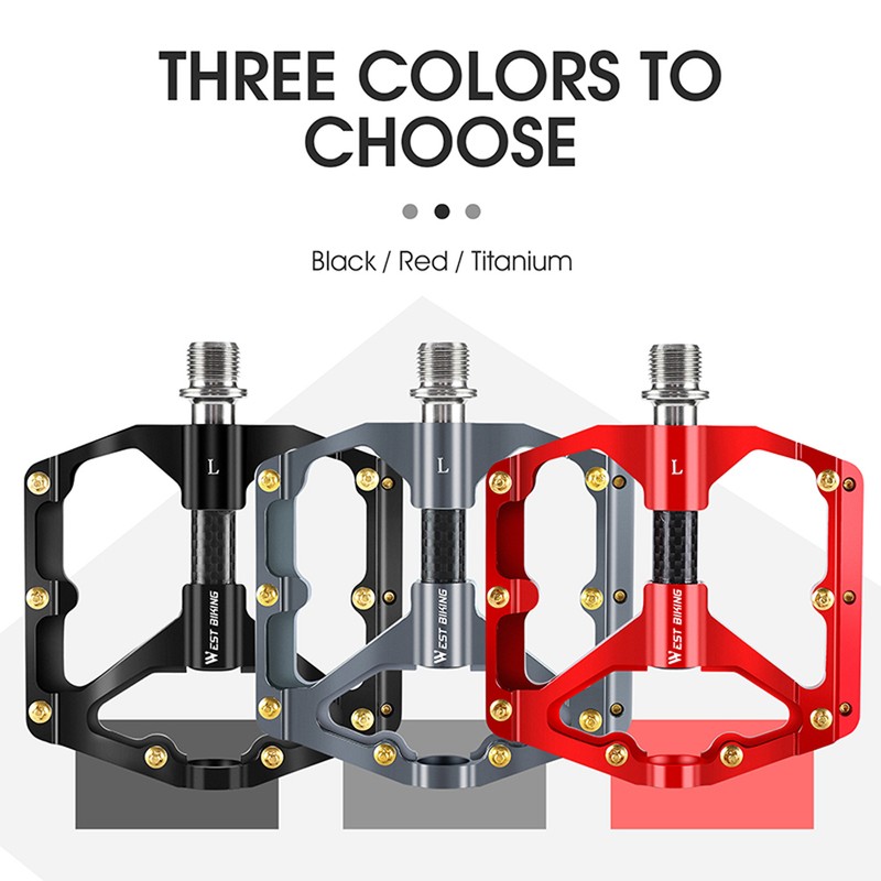 Ultralight Aluminum Alloy Bicycle Pedals 3 Bearings Bike Pedals AntiSlip