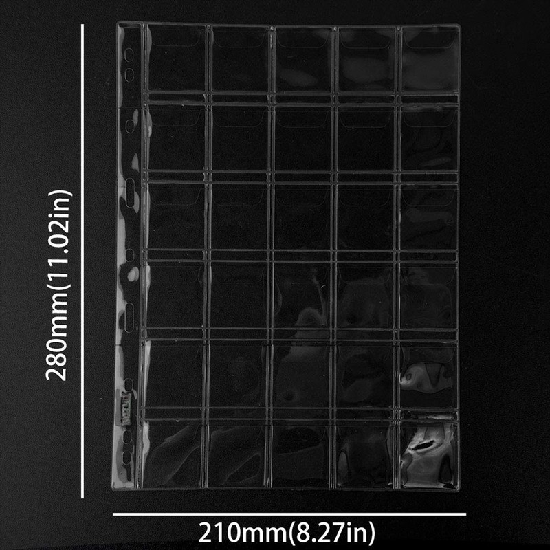 Uncle Paul Coin Pages for - 30 Grid Coin Holder