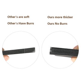 G2PLUS Black Gift Tags with String, 100PCS Blank Paper Hang Tags, 3.5x1.7 in Black Paper Tag, Rectangle Label for Gift Wrapping, DIY Arts & Crafts, Graduation, Halloween Party Favors