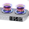 Smart Ambient Light 15W Wireless Charging Bluetooth Speaker Alarm Clock