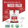 Maca Roja Polvo 200g Orgánica Certificada Suplemento Alimenticio Origen Andino