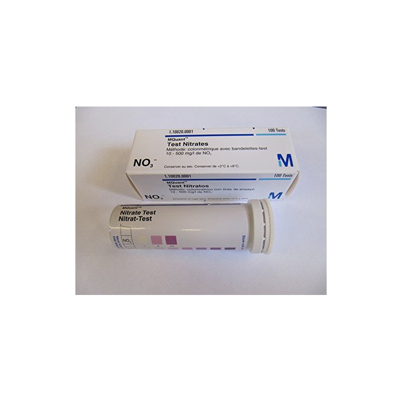 MQuant Nitrate Test Sticks 10-500 mg/l NO3, 1.10020.0001, Merck, Pack