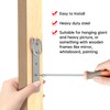 2 PCS Heavy Duty Picture Hangers Large D-Ring Hanger for