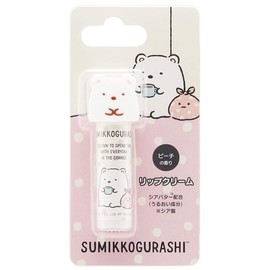 Skater CMCL1 Lip Balm Mascot, Sumikko Gurashi, White Bear, Peach Scent