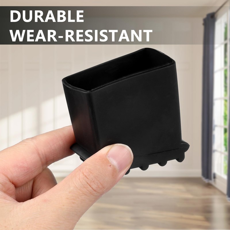 4pcs Ladder Feet Rubber Pads Non-Slip Rubber Ladder Feet Replacement