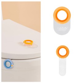 Toilet Seat Handle, Set of 2, Handle Toilet, Sanitary Supplies, Toilet Seat Handle, No Mess, Toilet Seat, Toilet Lid, Handle, Clean, Hygienic, Convenient for Hands, Pull Handle, Drawer Handle, Toilet Seat Handle, Toilet Supplies, Norovirus Protection