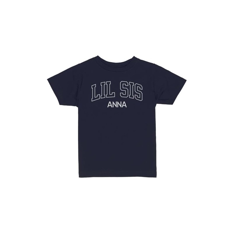 Lil Sis Anna Toddler Kids T-Shirt 3T Navy