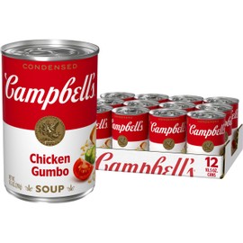 Campbell's Condensed Chicken Gumbo Soup, 10.5 Ounce (Pack of 12) (Packaging May Vary)