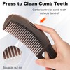 Creative Dandruff Comb, Energy Comb, Plastic Press Button Hairbrush for