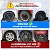 AUTOWIKI 15" Wheel Rim Covers Universal Hubcaps, Hubs Snap on