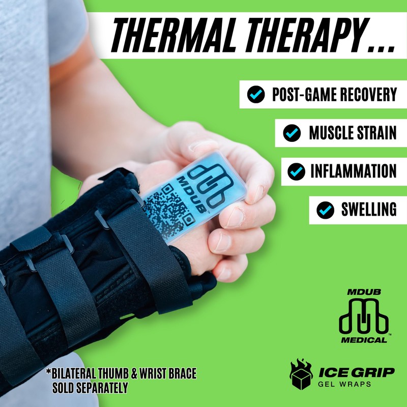 ICE GRIP Ice Packs for Small Isolated, 5 Pack Gel