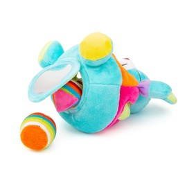 Small Foot 11419 Plush Shape-Fitting Mouse, Motor Activity Toy with Rattle and Noise Functions, Multicolored