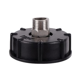 FOGWOWO IBC Adapter S60X6 IBC Tank Accessories 1/2 Inch Coarse Thread with 1/2 Inch Male Thread Hose Connection Stainless Steel Valve Outlet Fittings